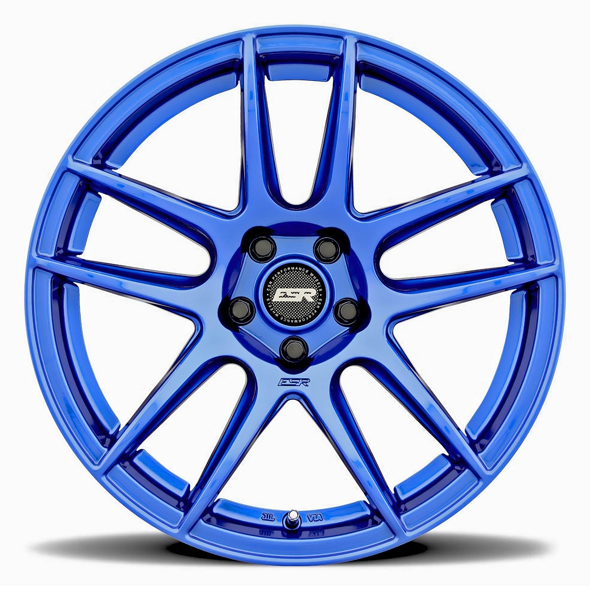 ESR Wheels CS8 Gloss Apex Blue 18x10.5 +22 5x100mm 72.6mm - Wheel Haven