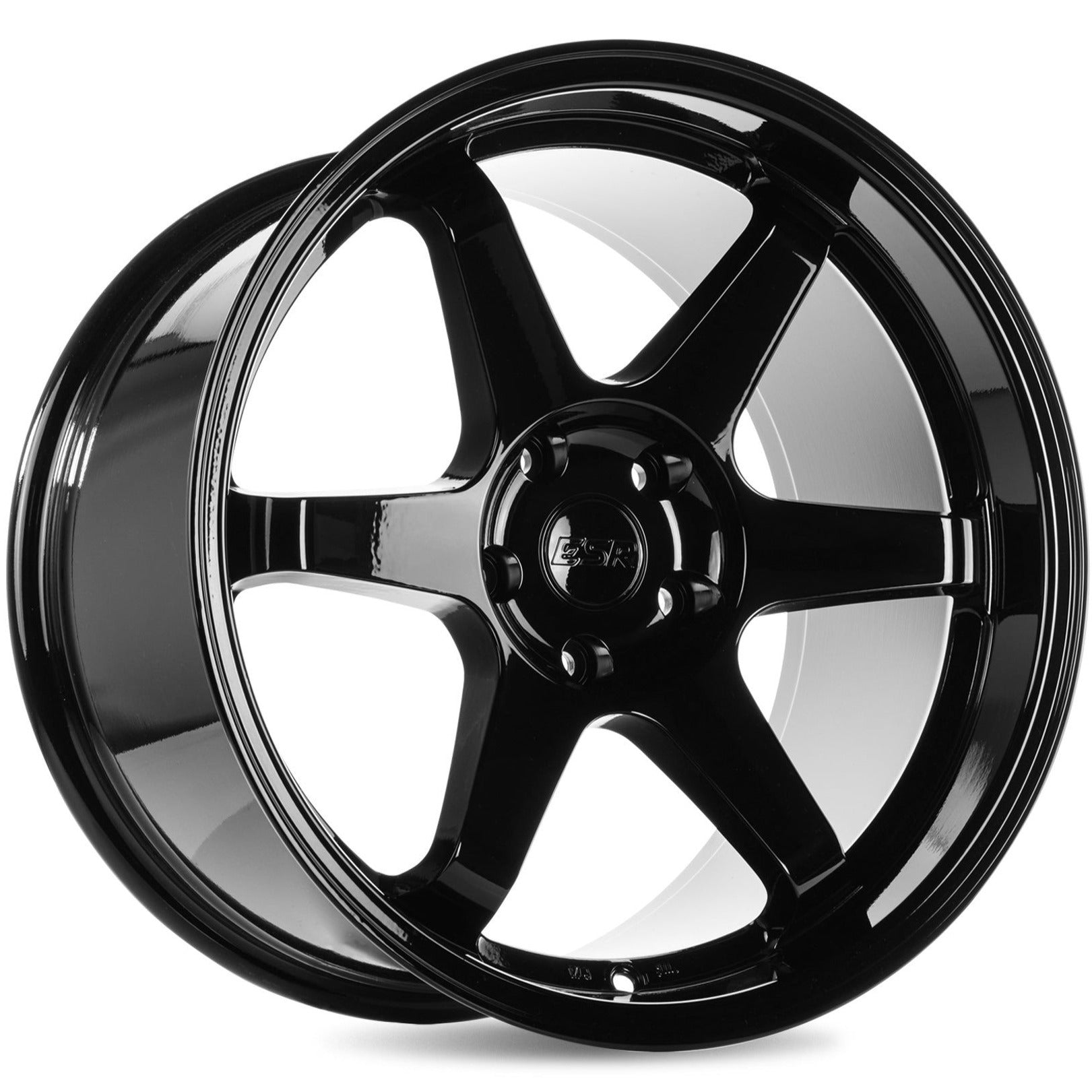 ESR Wheels SR07 Gloss Black 19x9.5 +22 5x114.3mm 73.1mm - Wheel Haven