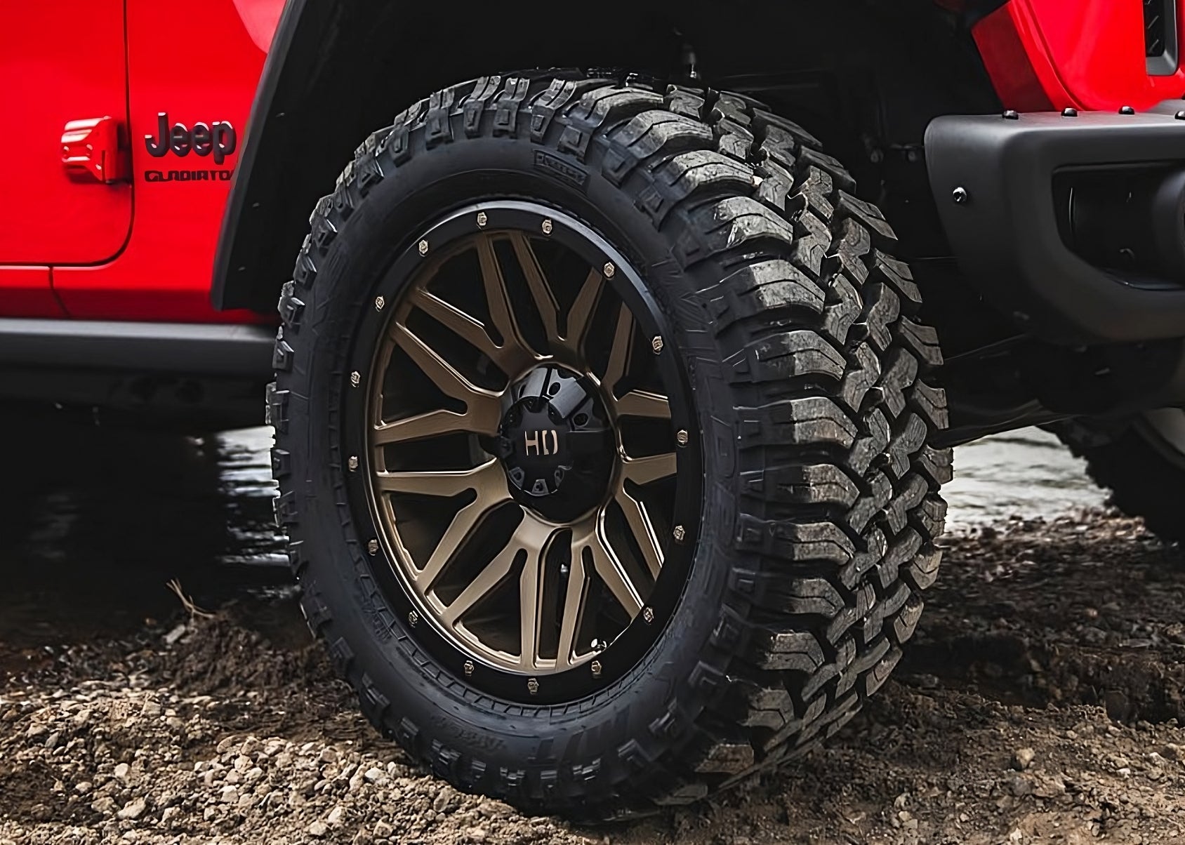 Fast HD Menace Satin Bronze w/ Black Trim - 20x9 | +15 | 6x135 / 6x139.7 | 106.1mm