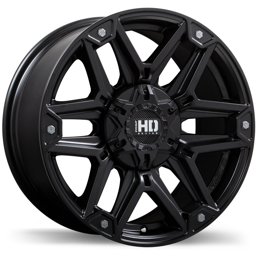 Fast HD RECON Satin Black Anthracite - 16x8 | +10 | 5x114.3 | 78.1mm - Wheel Haven