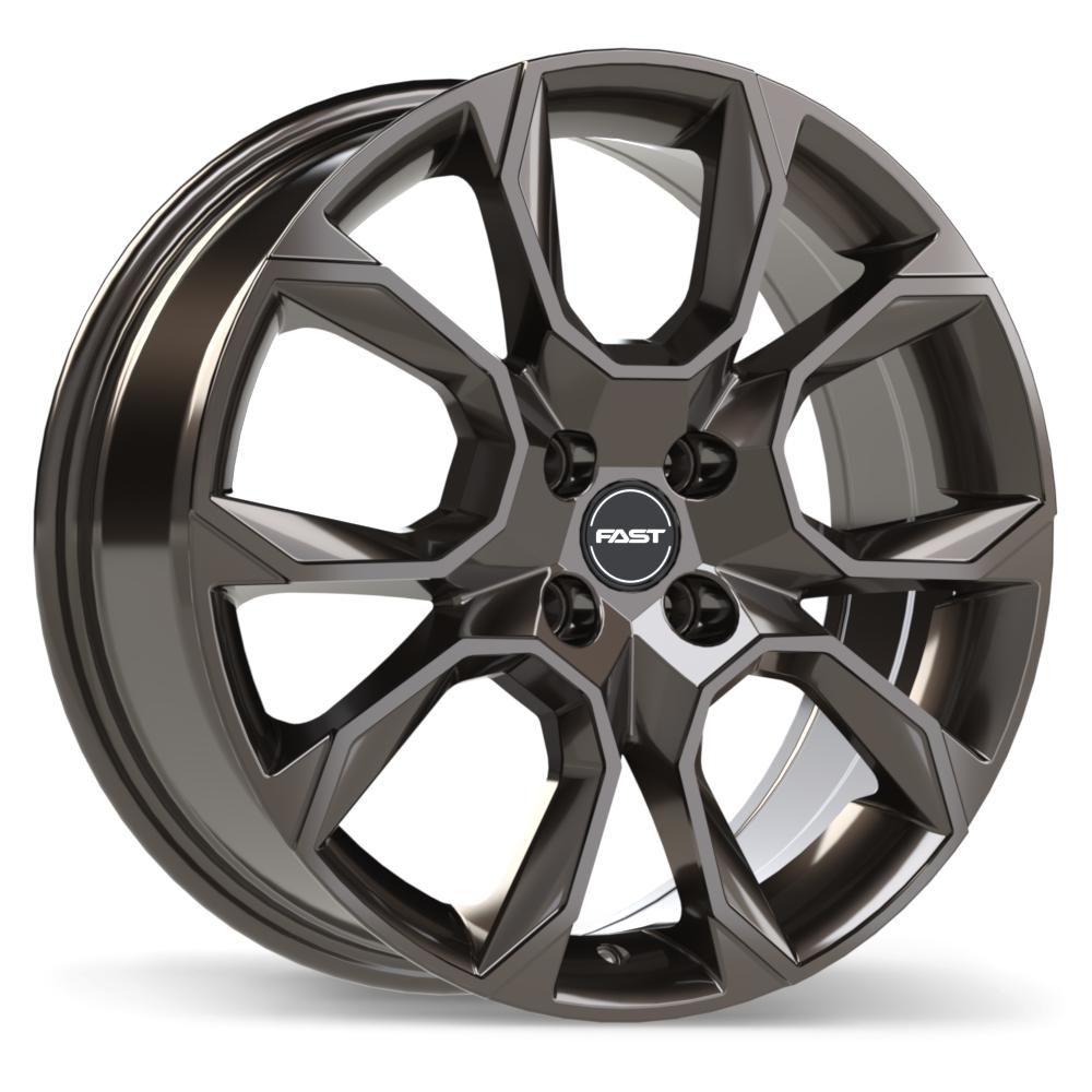 Fast Wheels Aventure Gloss Gunmetal - 17x7 | +35 | 5x114.3 | 66.1mm - Wheel Haven