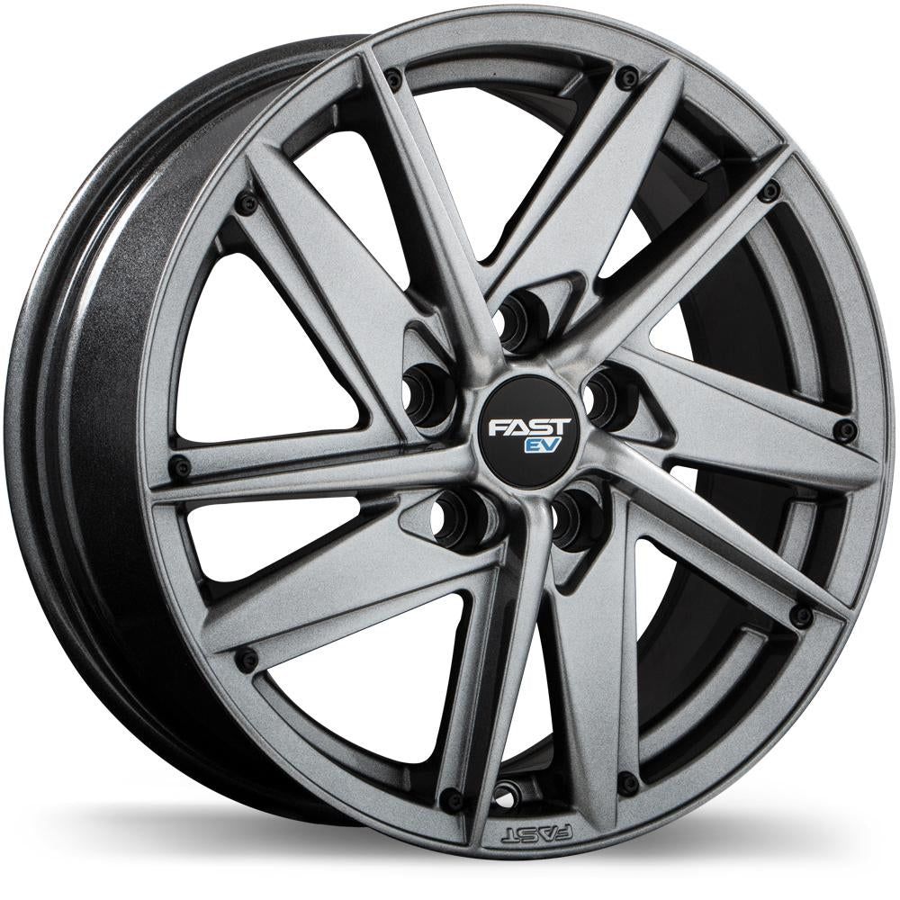 Fast Wheels EV01 Titanium - 18x8.5 | +40 | 5x114.3 | 70.2mm - Wheel Haven