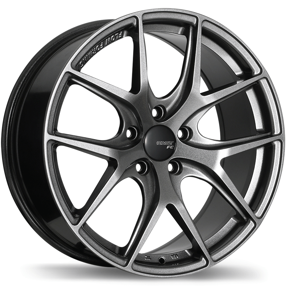 Fast Wheels FC04 Titanium - 17x8 | +45 | 5x105 | 72.6mm - Wheel Haven