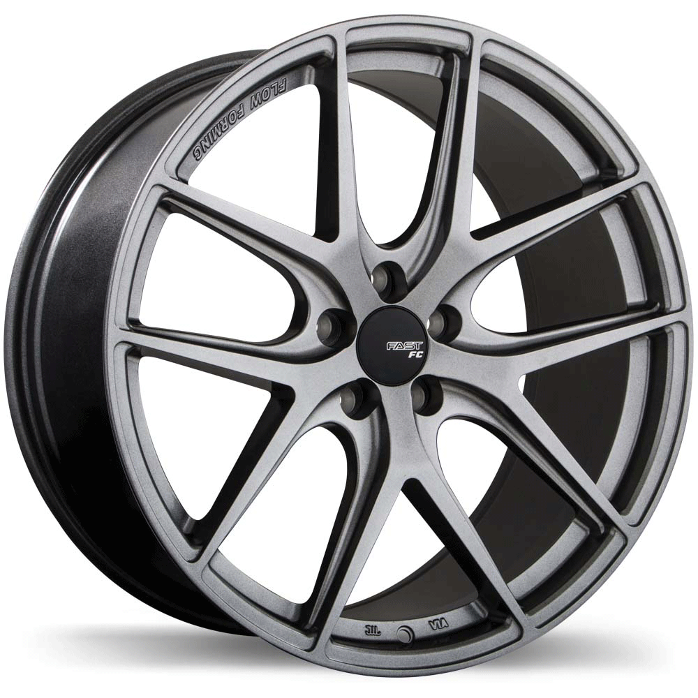 Fast Wheels FC04 Titanium - 18x9 | +30 | 5x120 | 72.6mm - Wheel Haven
