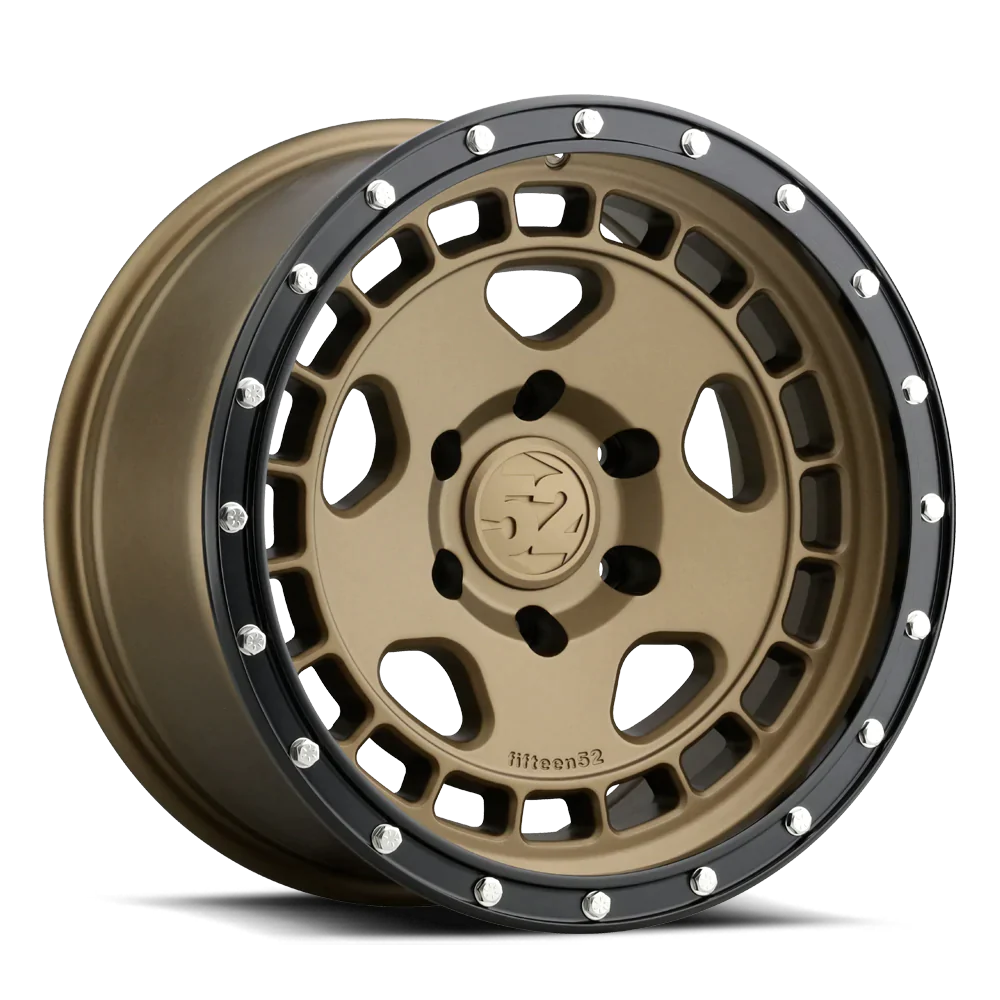 Fifteen52 Turbomac HD Block Bronze / Black Ring / Steel Hardware - 17x8.5 | +0 | 5x150 | 110.3mm - Wheel Haven