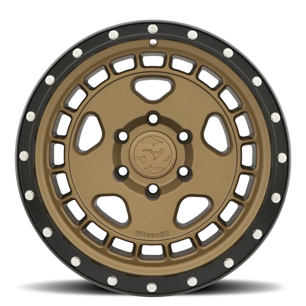 Fifteen52 Turbomac HD Block Bronze / Black Ring / Steel Hardware - 17x8.5 | +0 | 5x150 | 110.3mm - Wheel Haven