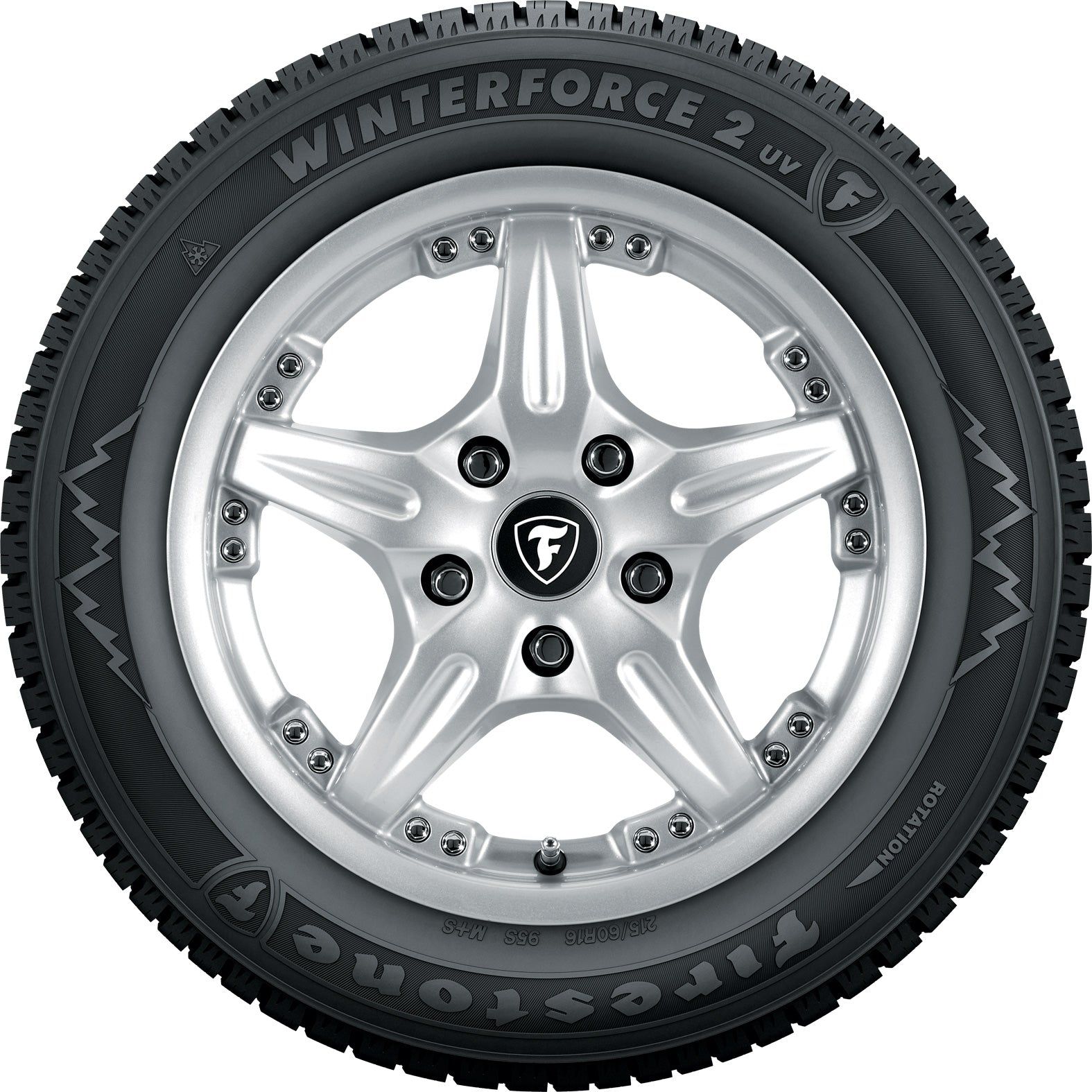 Firestone Winterforce 2 UV 215/70R16 100S - Wheel Haven