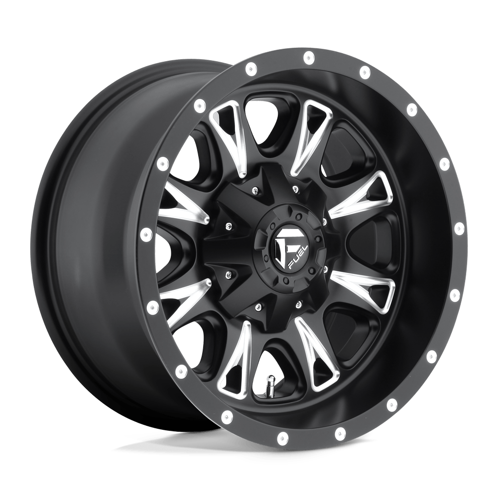 Fuel Offroad D513 THROTTLE MATTE BLACK MILLED 17x9 -12 5x135,5x127mm 87.1mm - Wheel Haven