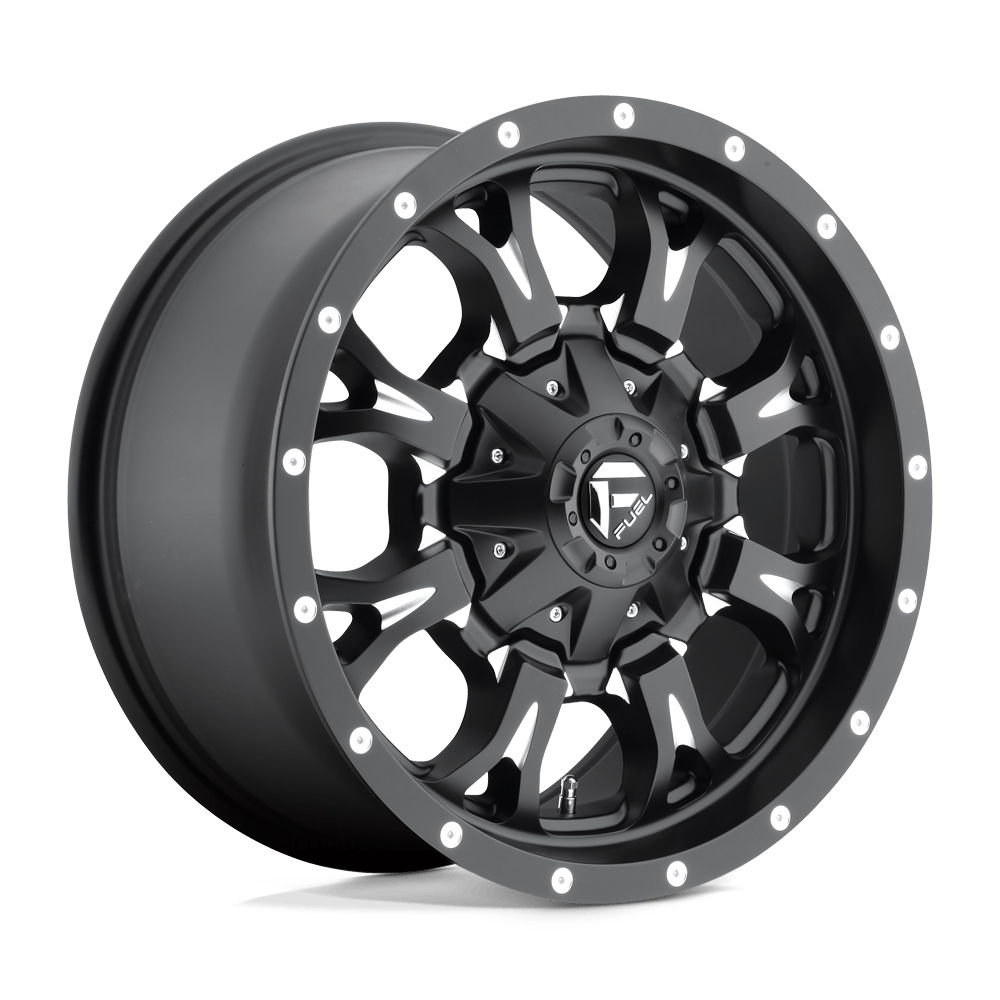Fuel Offroad D517 KRANK MATTE BLACK MILLED 20x9 +1 5x150,5x139.7mm 110.1mm - Wheel Haven