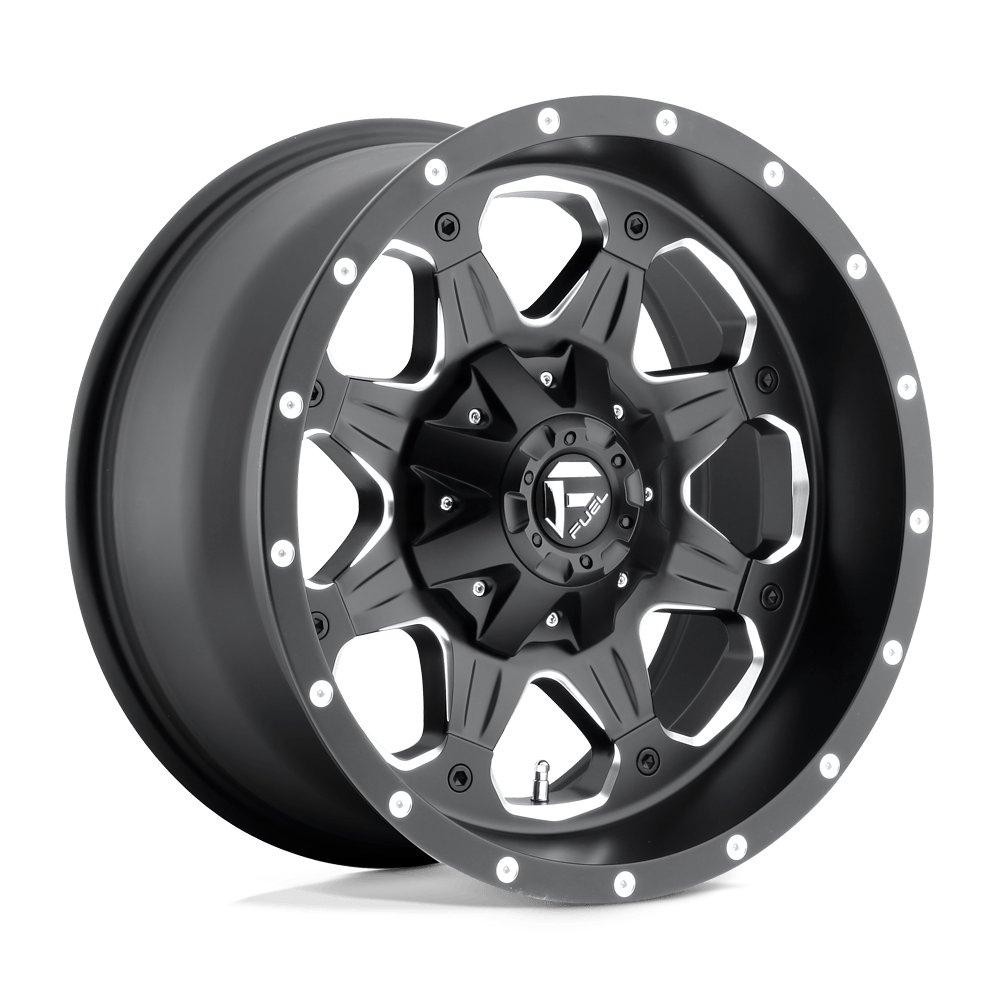 Fuel Offroad D534 BOOST MATTE BLACK MILLED 17x9 -12 5x114.3,5x127mm 78.1mm - Wheel Haven