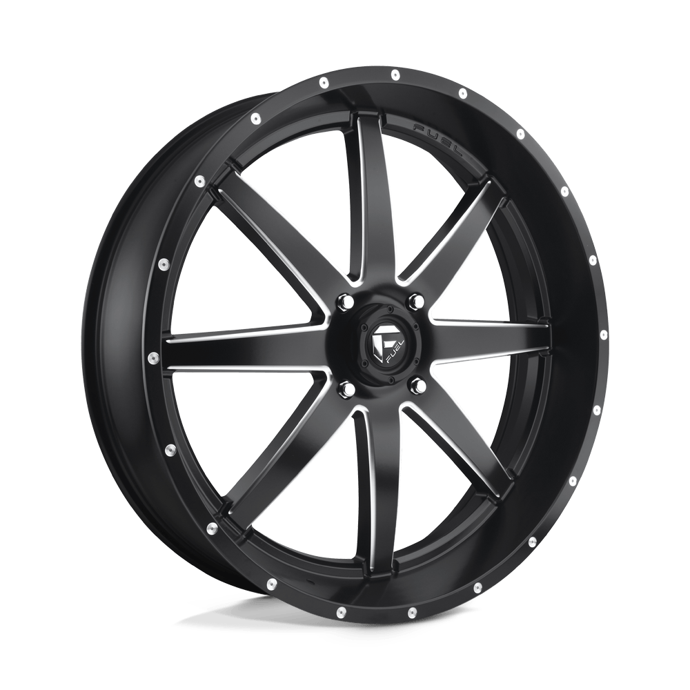Fuel Offroad D538 MAVERICK MATTE BLACK MILLED 26x7 +13 4x137mm 110.1mm - Wheel Haven