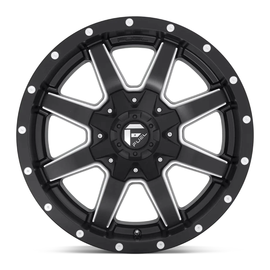 Fuel Offroad D538 MAVERICK MATTE BLACK MILLED 26x7 +13 4x137mm 110.1mm - Wheel Haven