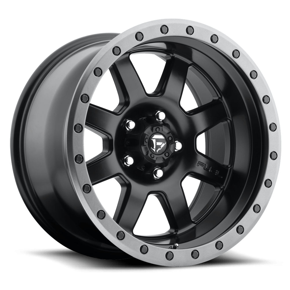 Fuel Offroad D551 TROPHY MATTE BLACK GUN METAL RING 18x10 -12 6x139.7mm 108.0mm - Wheel Haven