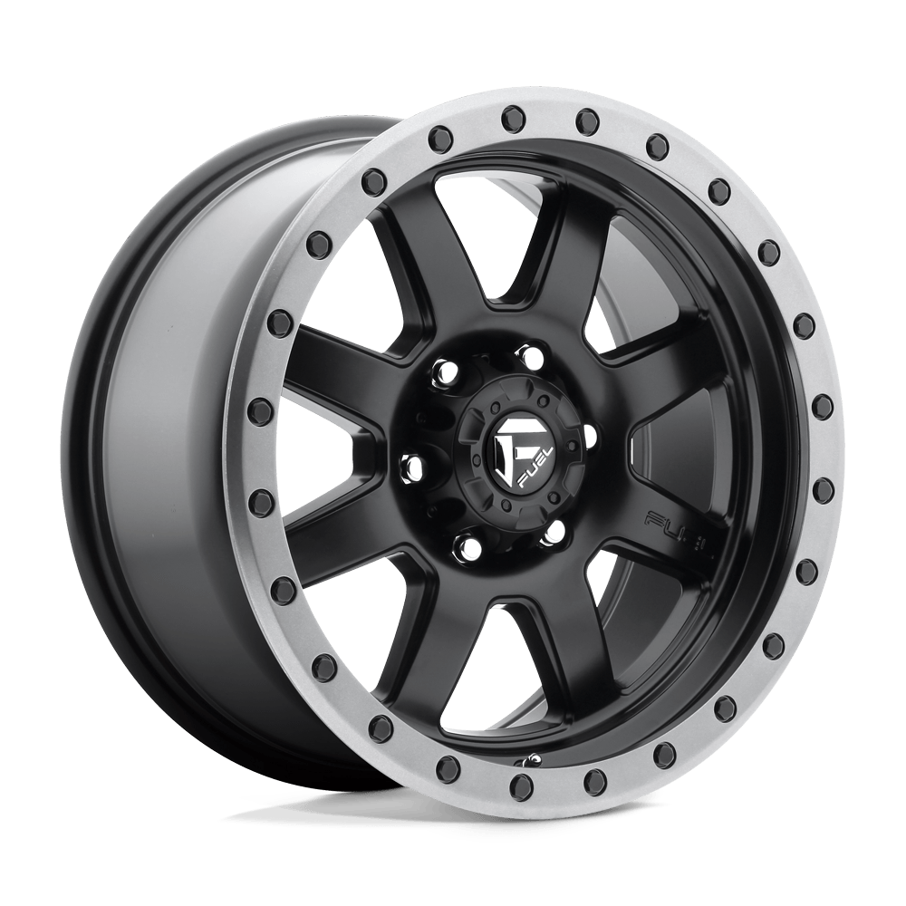 Fuel Offroad D551 TROPHY MATTE BLACK GUN METAL RING 18x10 -12 6x139.7mm 108.0mm - Wheel Haven