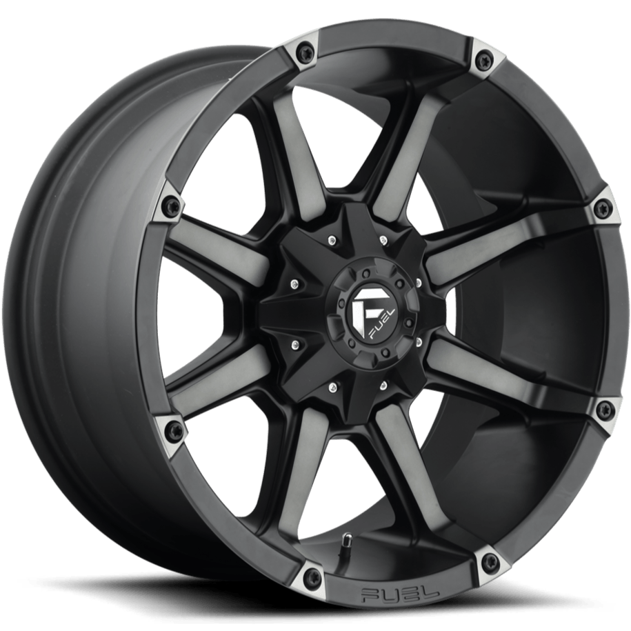 Fuel Offroad D556 COUPLER MATTE BLACK DOUBLE DARK TINT 20x9 +1 5x114.3,5x127mm 78.1mm - Wheel Haven