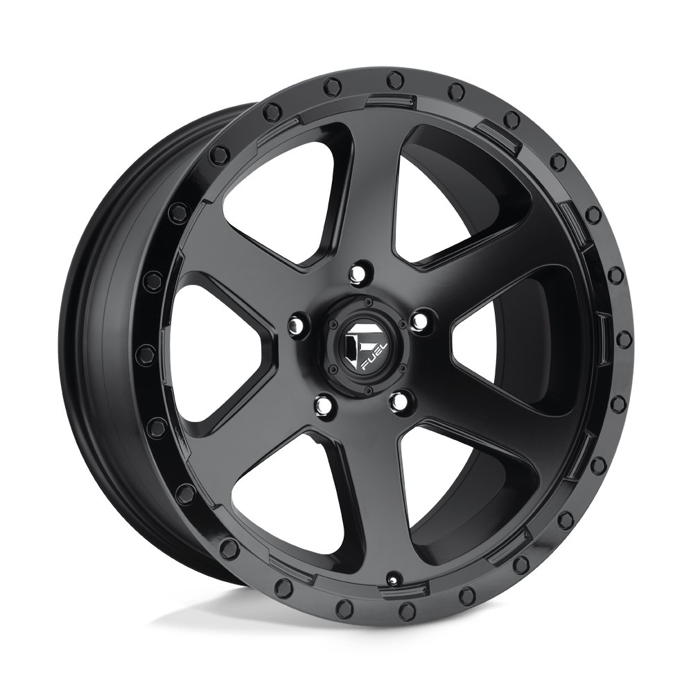Fuel Offroad D589 RIPPER MATTE BLACK GLOSS BLACK LIP 17x9 +35 6x139.7mm 93.1mm - Wheel Haven