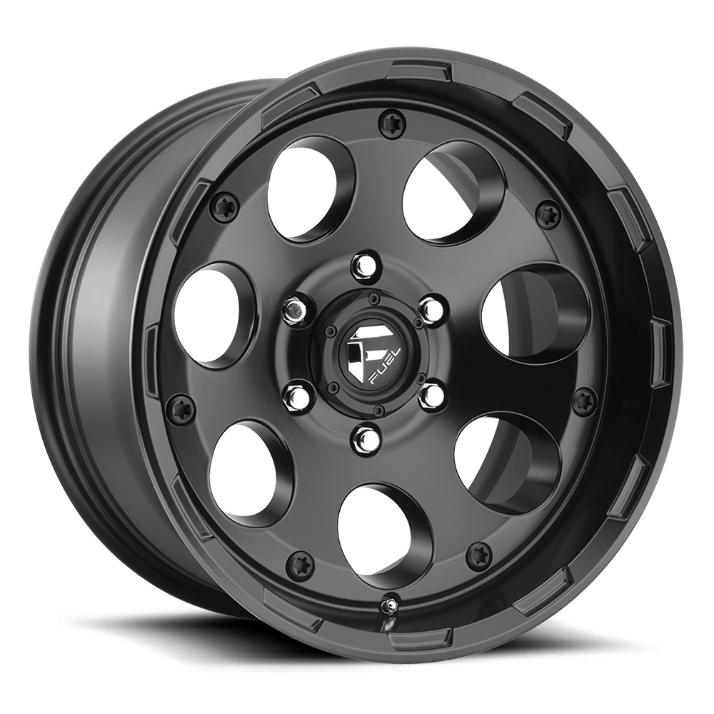 Fuel Offroad D608 ENDURO MATTE BLACK 17x9 -12 5x127mm 78.1mm - Wheel Haven