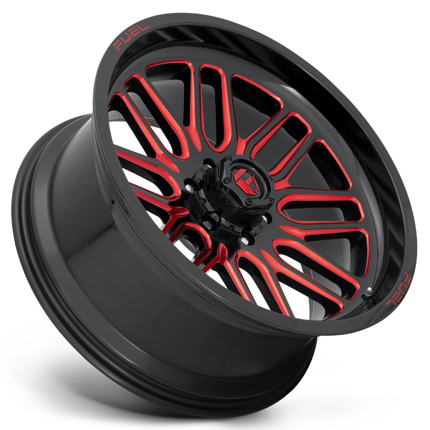Fuel Offroad D663 IGNITE GLOSS BLACK RED TINTED CLEAR 20x9 +1 6x139.7mm 106.1mm