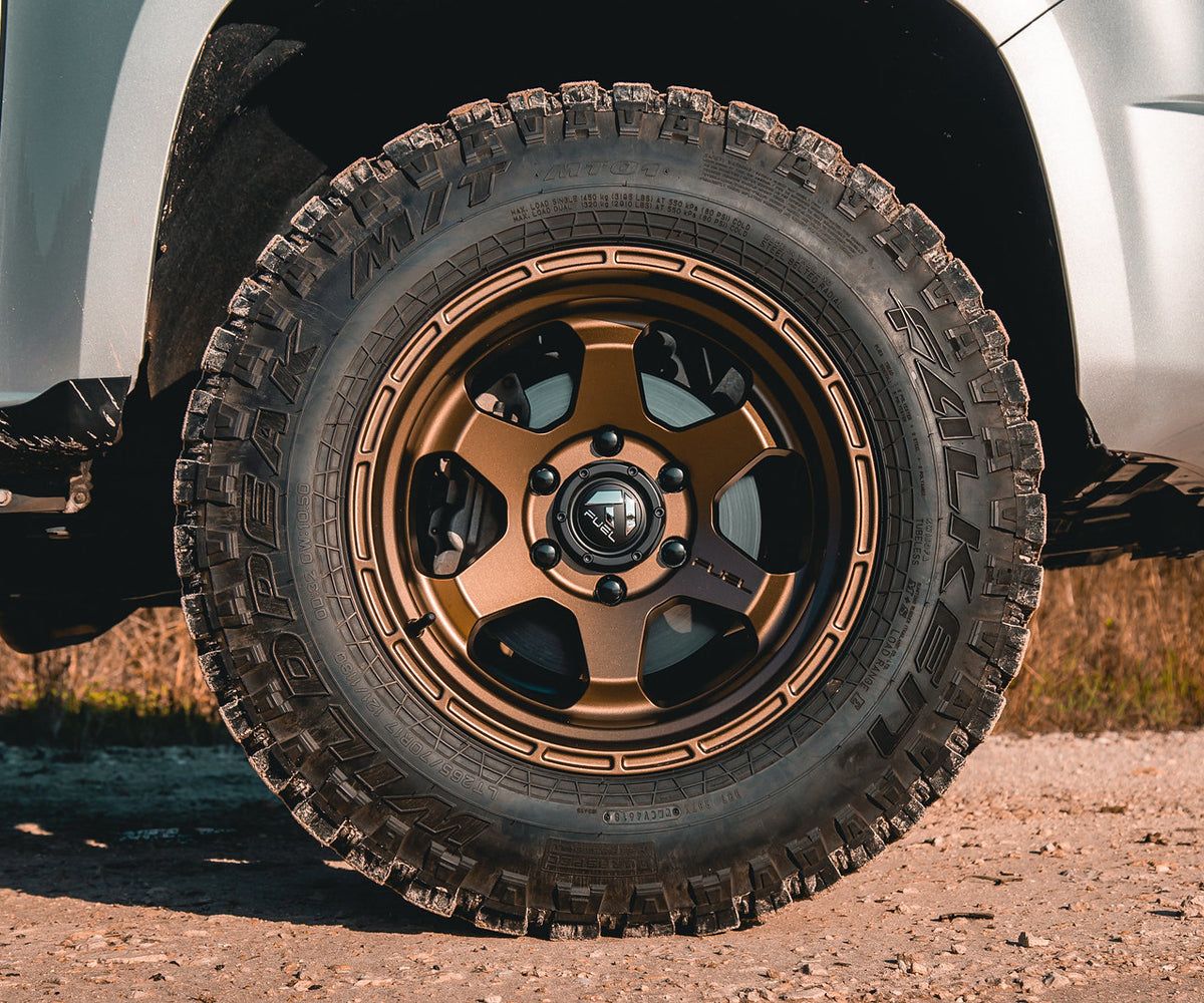 Fuel Offroad D666 SHOK MATTE BRONZE 17x9 +20 6x139.7mm 106.1mm - Wheel Haven
