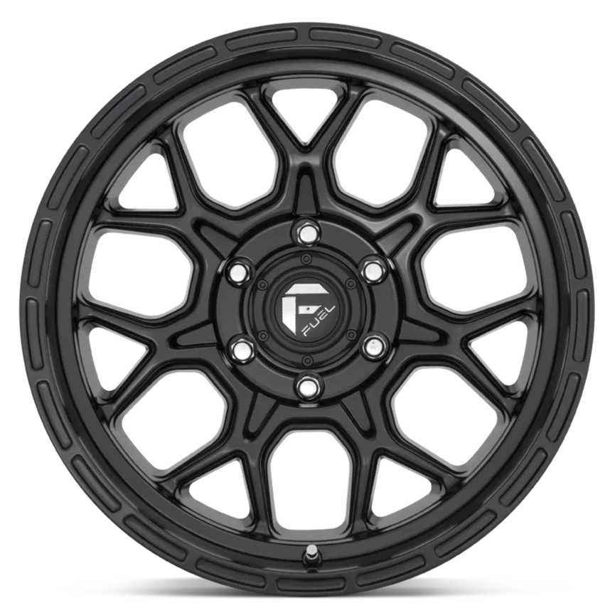 Fuel Offroad D670 TECH MATTE BLACK 17x9 +1 6x139.7mm 106.1mm - Wheel Haven