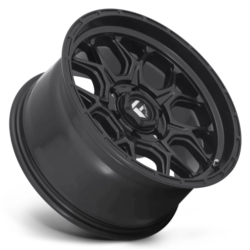 Fuel Offroad D670 TECH MATTE BLACK 17x9 +1 6x139.7mm 106.1mm - Wheel Haven