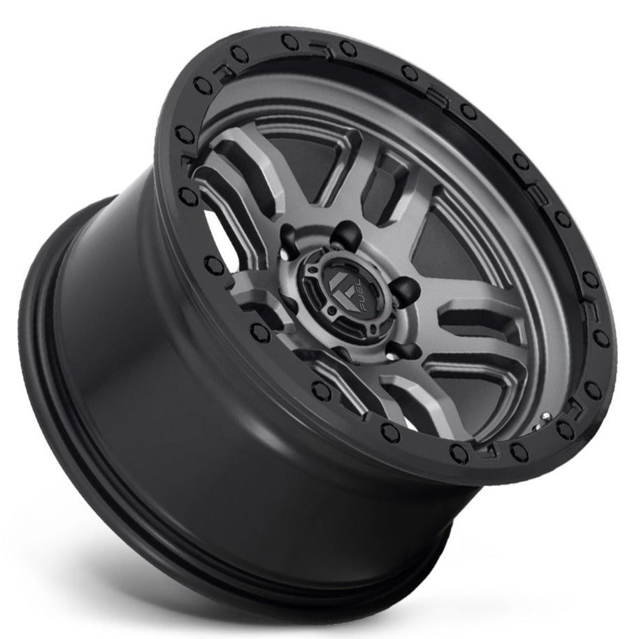 Fuel Offroad D701 AMMO MATTE GUN METAL BLACK BEAD RING 18x9 -12 6x139.7mm 106.1mm - Wheel Haven