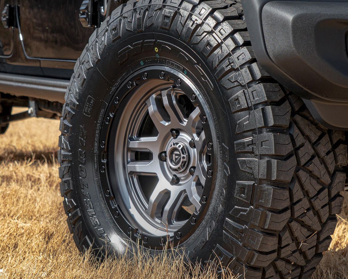 Fuel Offroad D701 AMMO MATTE GUN METAL BLACK BEAD RING 18x9 -12 6x139.7mm 106.1mm - Wheel Haven