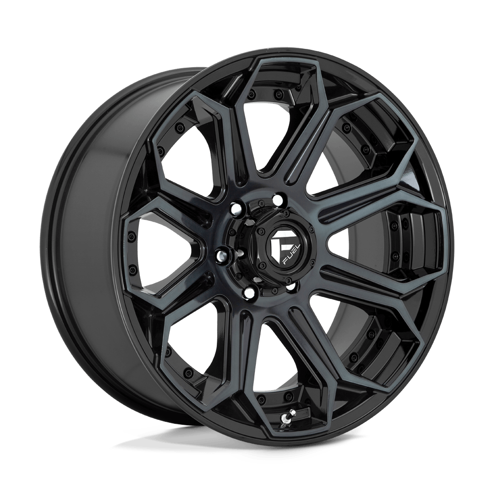 Fuel Offroad D704 SIEGE GLOSS MACHINED DOUBLE DARK TINT 20x9 +1 5x139.7mm 78.1mm - Wheel Haven
