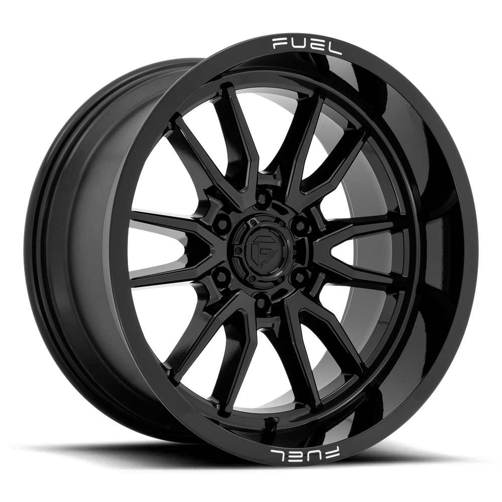 Fuel Offroad D760 CLASH GLOSS BLACK 22x10 -18 6x139.7mm 106.1mm - Wheel Haven