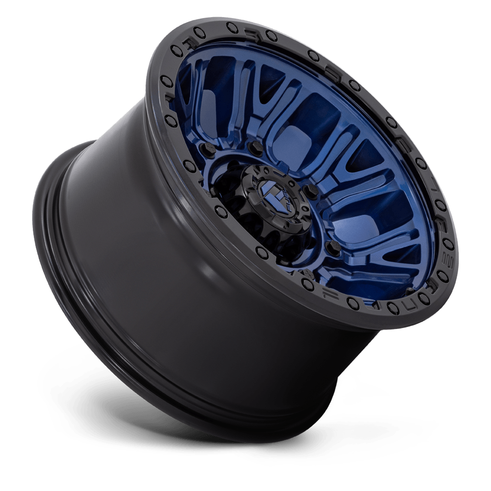 Fuel Offroad D827 TRACTION DARK BLUE W/ BLACK RING 20x10 -18 5x127mm 71.5mm - Wheel Haven