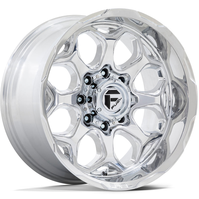 Fuel Offroad FC862 SCEPTER Polished Milled - 22x12 | -44 | 8x180 | 124.2mm