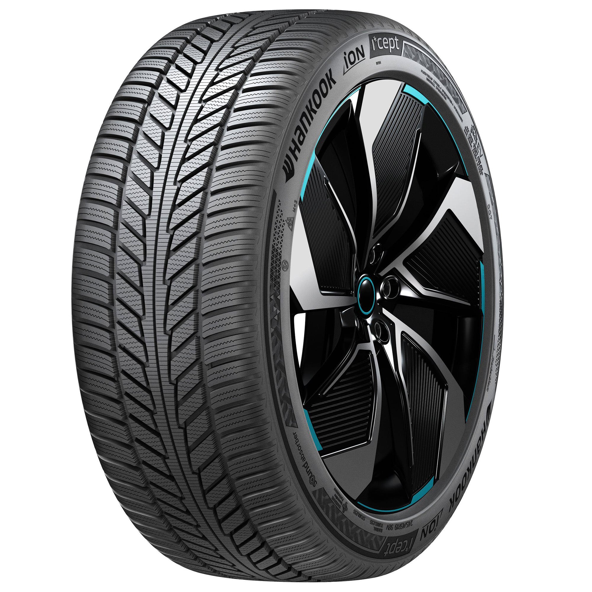 Tesla Model 3 Winter Package - Fast EV01(+) 18x8.5 Wheels + 235/45R18 EV Tires + Mounted & Balanced