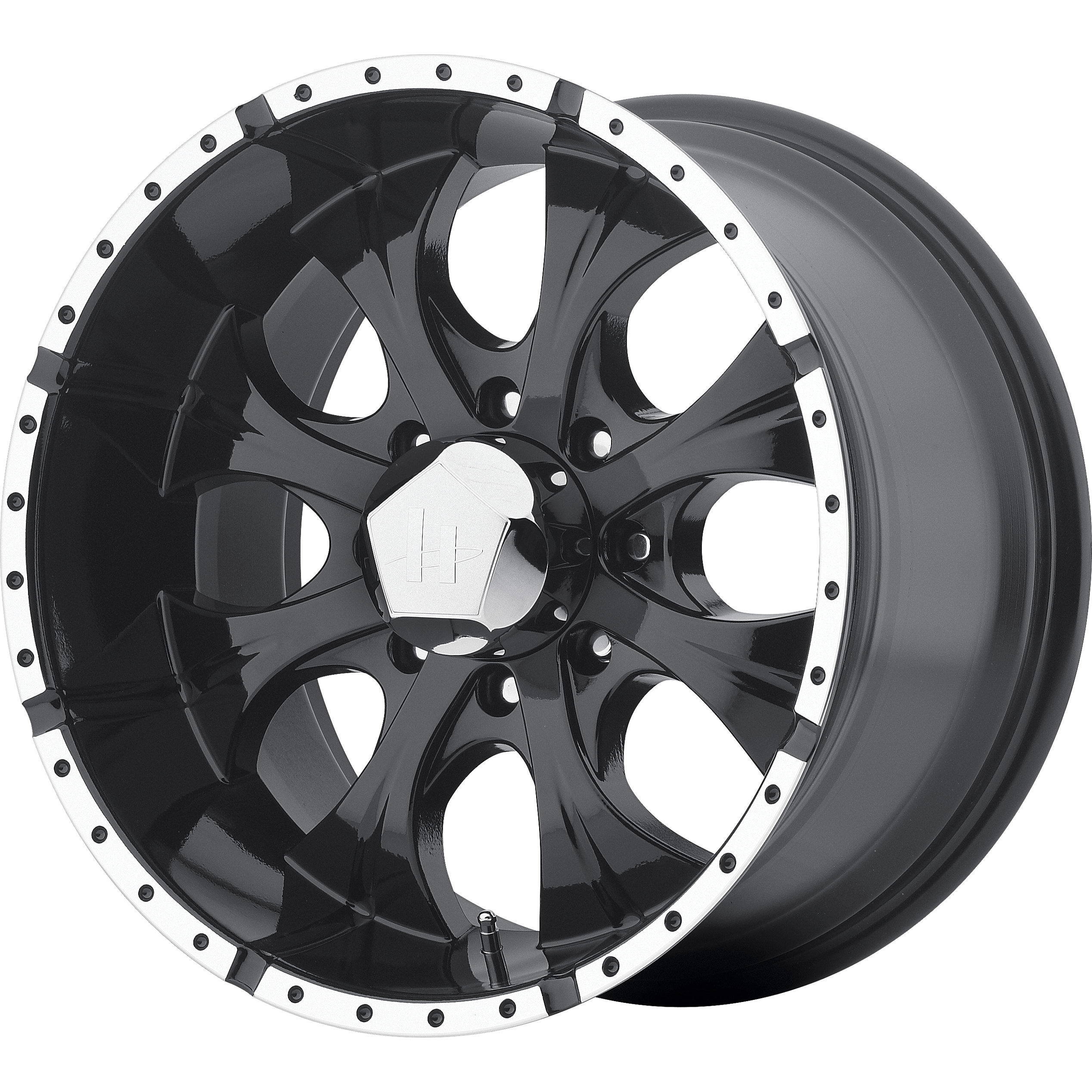 Helo HE791 MAXX Gloss Black Machined - 20x10 | -12 | 8x165.1 | 130.81mm - Wheel Haven