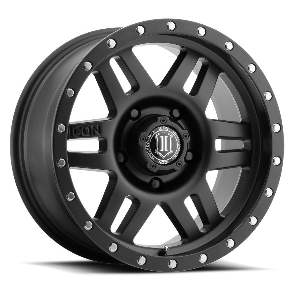 ICON Six Speed Satin Black - 17x8.5 | +25 | 5x150 | 116.5mm - Wheel Haven