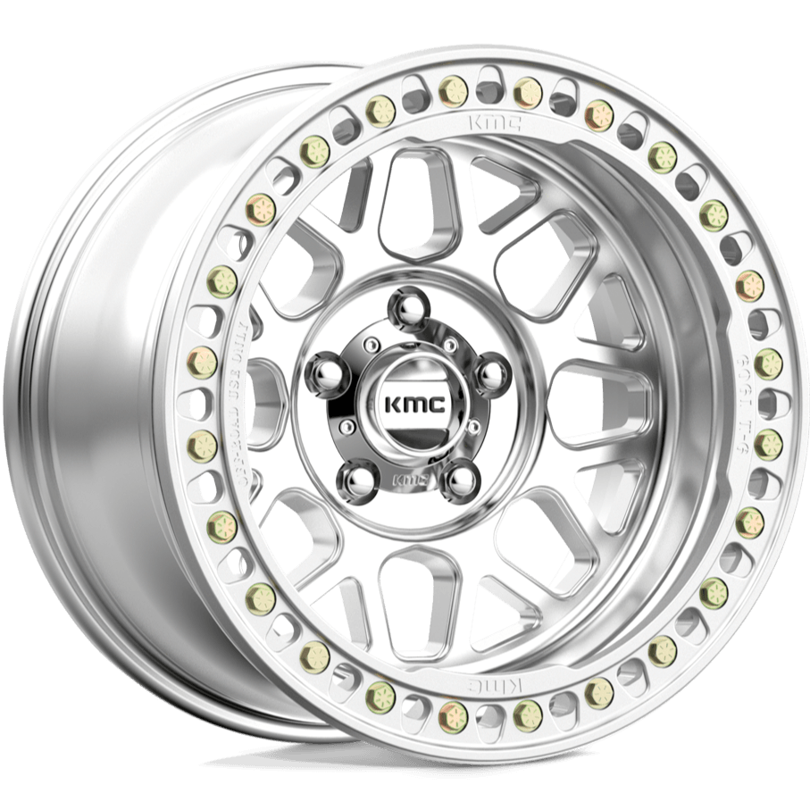 KMC KM235 Grenade Crawl Beadlock Machined - 17x8.5 | +0 | 6x139.7 | 108.0mm - Wheel Haven