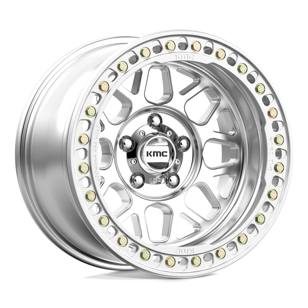 KMC KM235 Grenade Crawl Beadlock Machined - 17x8.5 | +0 | 6x139.7 | 108.0mm - Wheel Haven