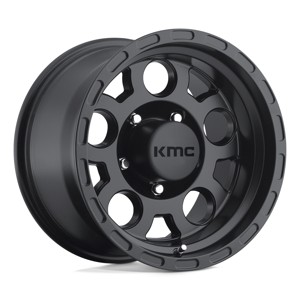 KMC KM522 Enduro Matte Black - 15x9 | -12 | 5x114.3 Custom - Wheel Haven