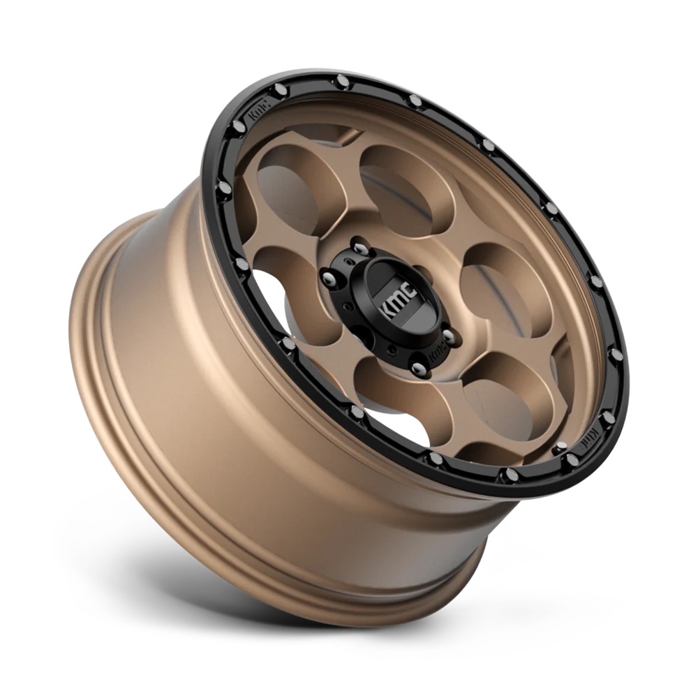 KMC KM541 Dirty Harry Matte Bronze w/ Black Lip - 20x9 | +0 | 6x139.7 | 106.1mm - Wheel Haven