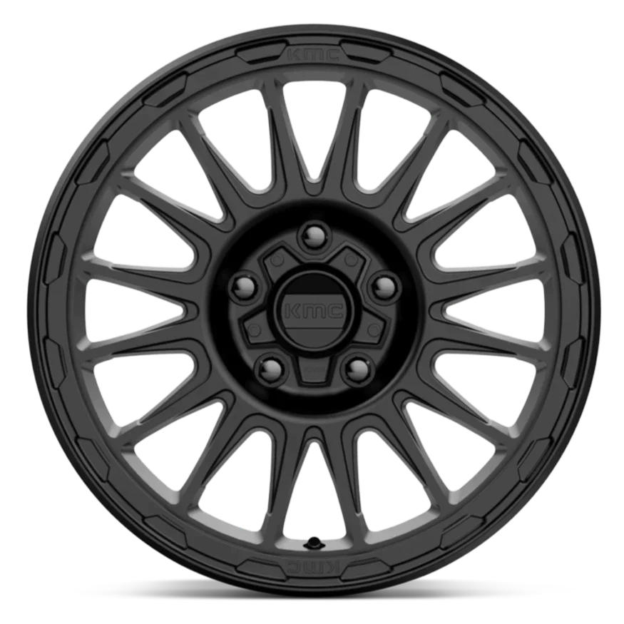 KMC KM542 Impact Satin Black - 16x7 | +30 | 5x114.3 | 72.6mm - Wheel Haven