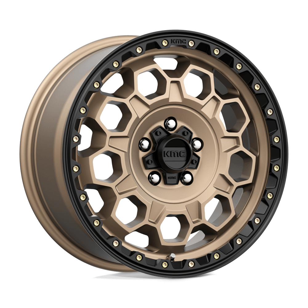 期間限定キャンペーン - Lip Black w/ Bronze Matte Trek KM545 KMC 17x9 5x127 | +0 | タイヤ・ホイール