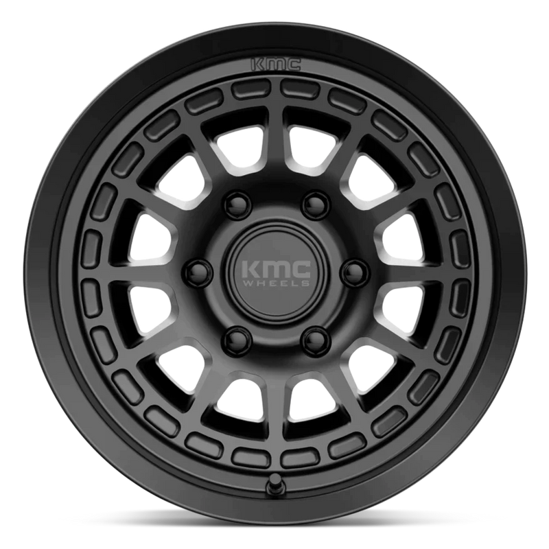 KMC KM719 Canyon Satin Black - 17x8.5 | +0 | 6x139.7 | 106.1mm - Wheel Haven