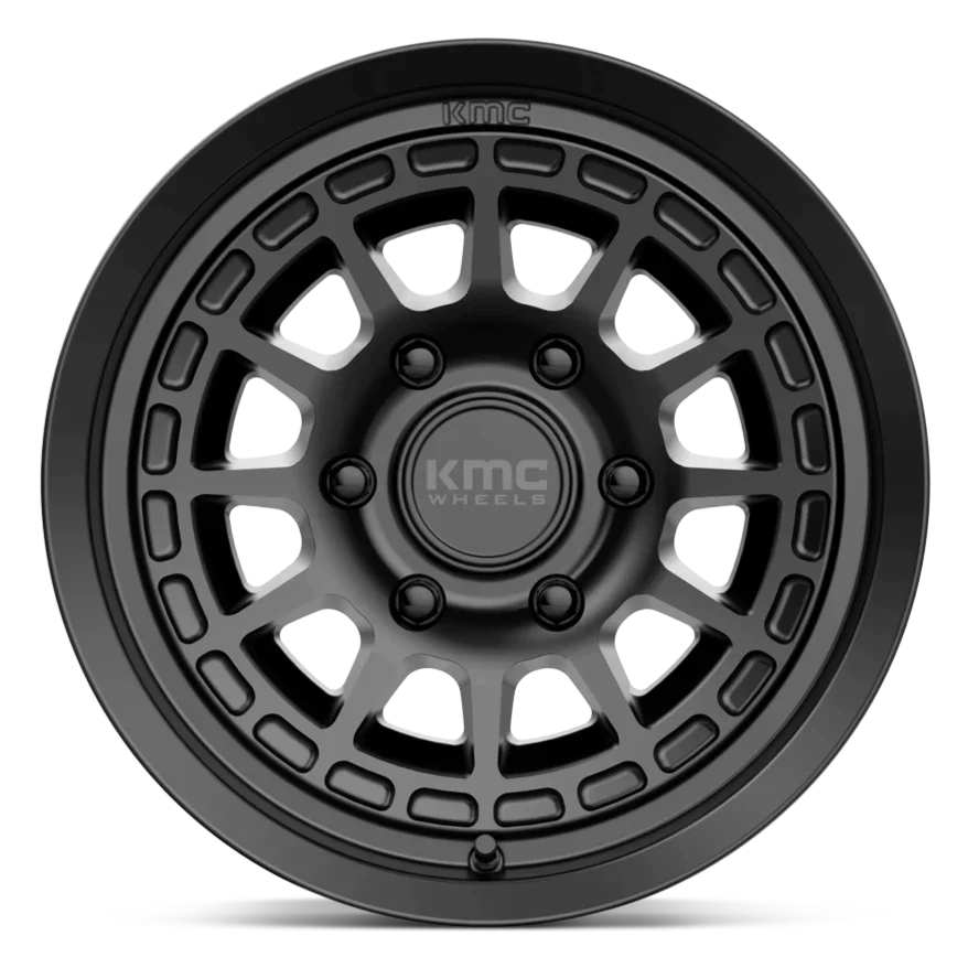 KMC KM719 Canyon Satin Black - 17x8 | +35 | 5x114.3 | 72.6mm - Wheel Haven