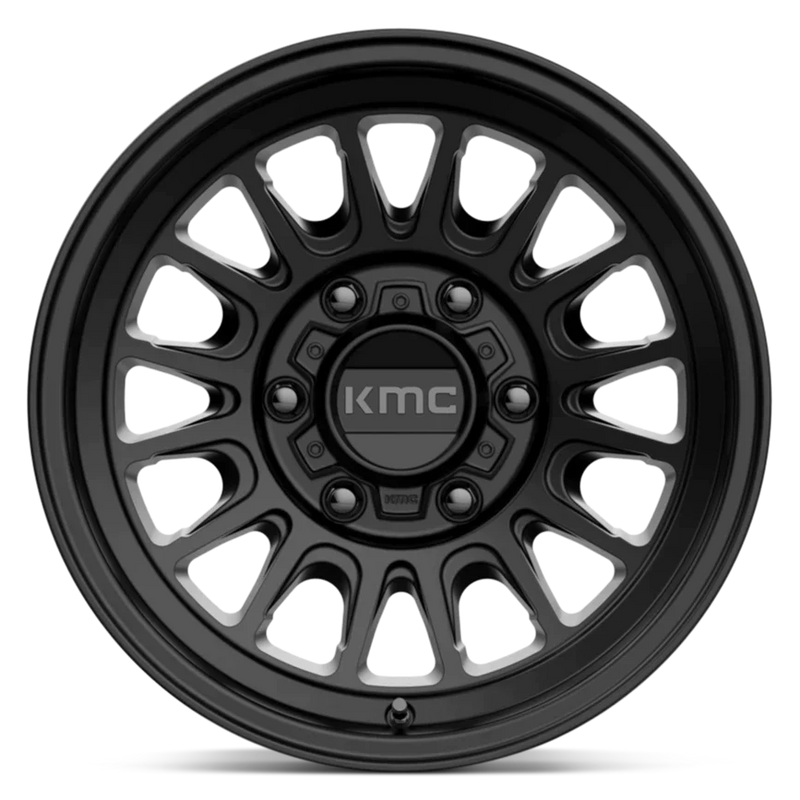 KMC KM724 Impact OL Satin Black - 17x8.5 | +0 | 6x139.7 | 106.1mm - Wheel Haven