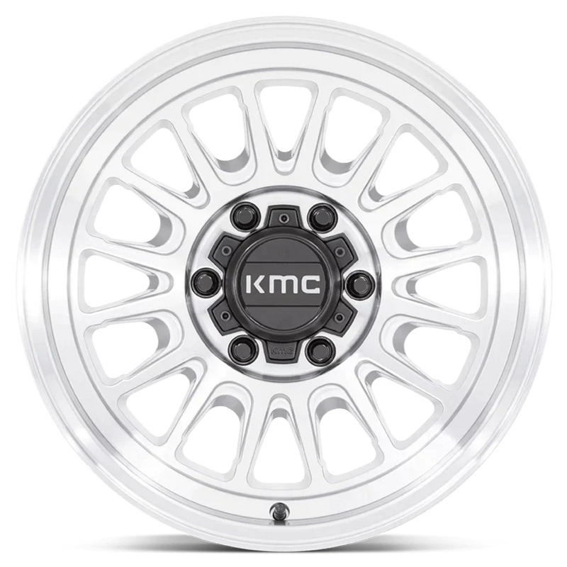 KMC KM724 Impact OL Silver Machined - 17x9 | -12 | 6x139.7 | 106.1mm - Wheel Haven