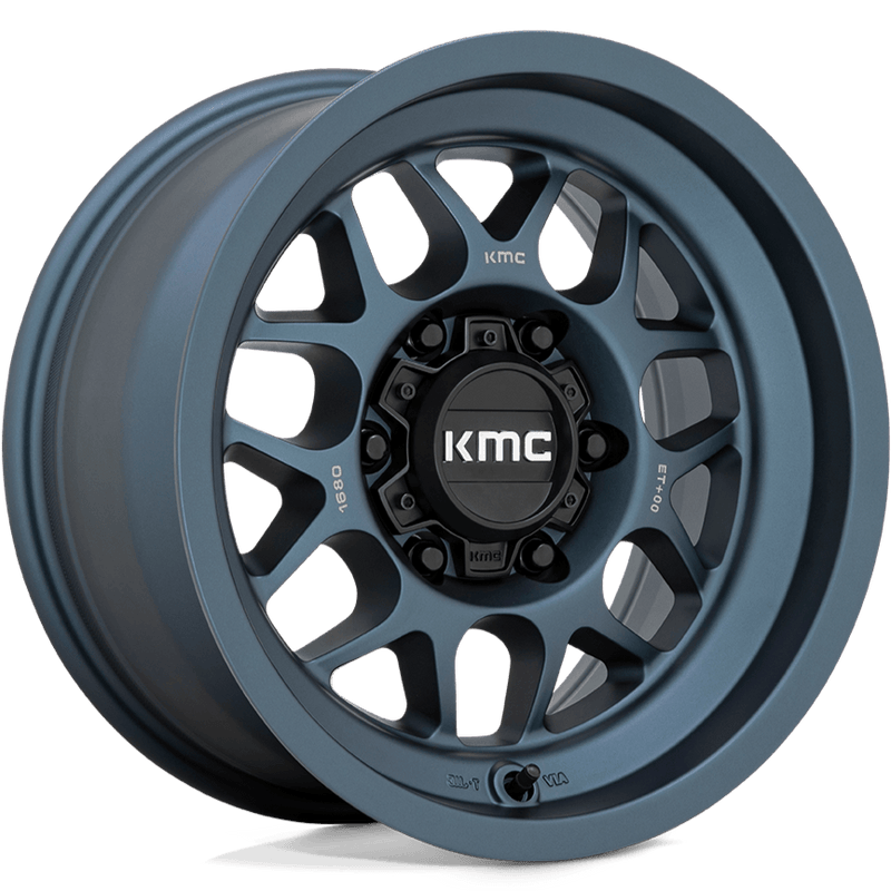 KMC KM725 Terra Metallic Blue - 17x8.5 | +0 | 6x139.7 | 106.1mm - Wheel Haven