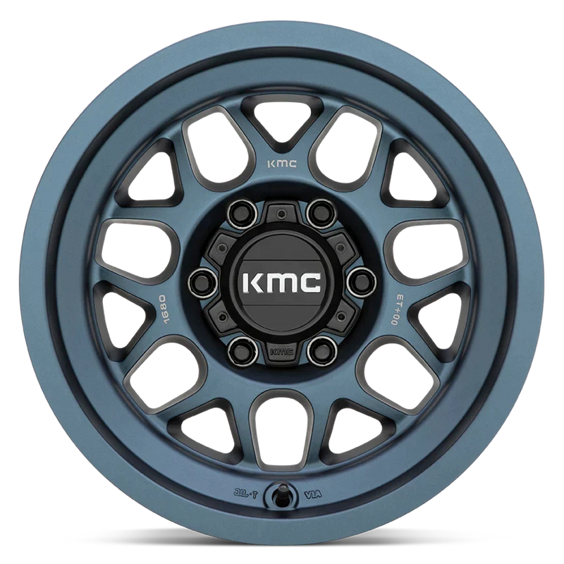 KMC KM725 Terra Metallic Blue - 17x8.5 | +0 | 6x139.7 | 106.1mm - Wheel Haven