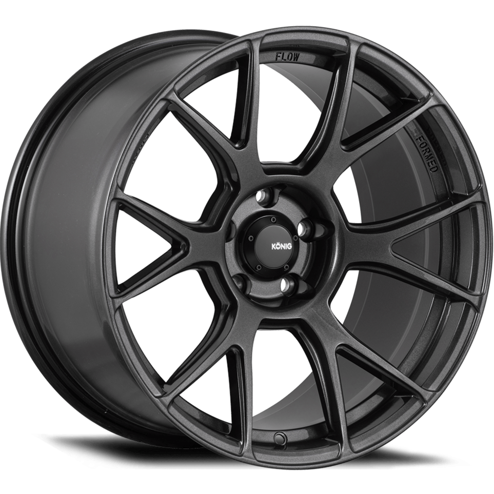 Konig Ampliform Dark Metallic Graphite - 20x11 | +50 | 5x114.3 | 73.1mm - Wheel Haven