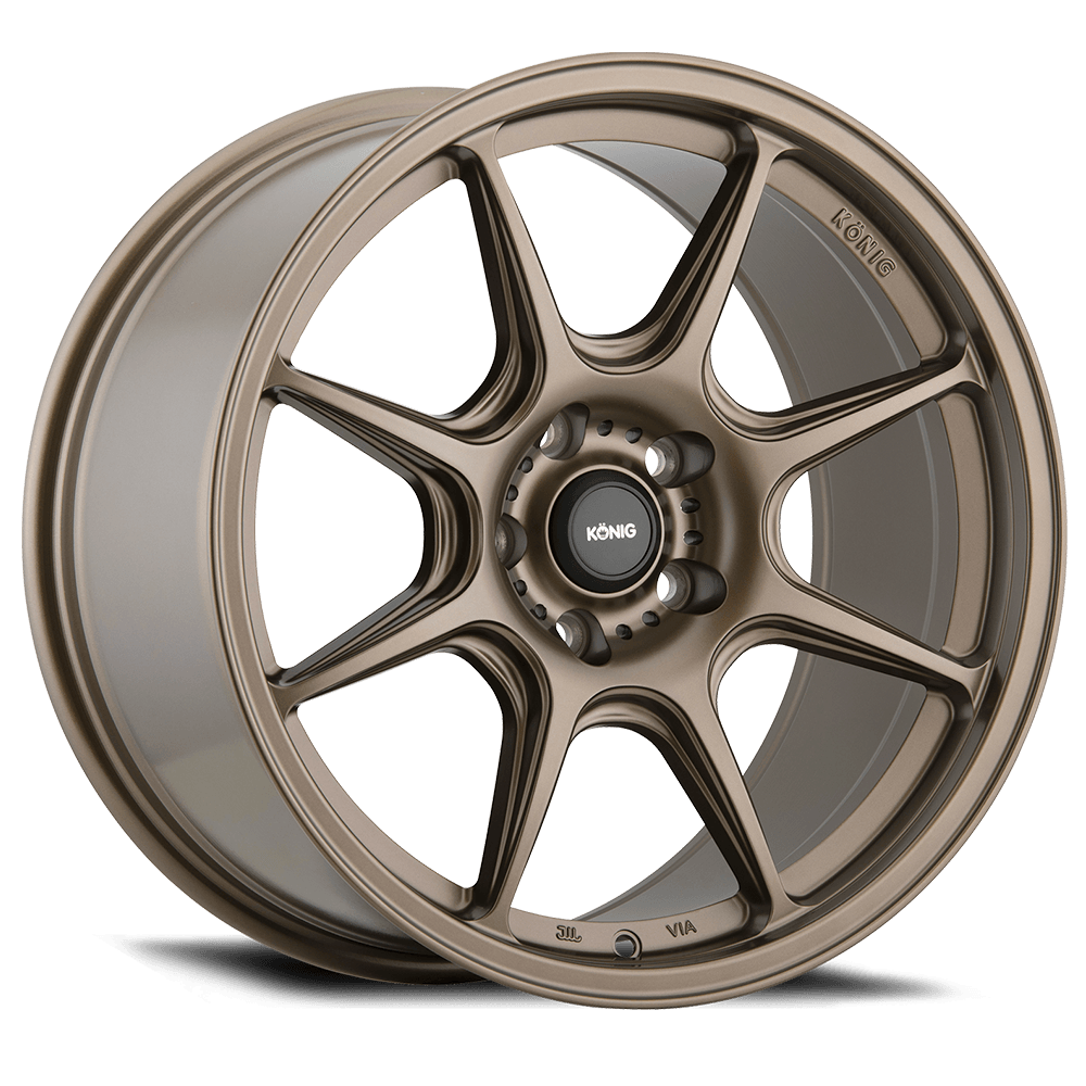Konig Lockout Matte Bronze - 16x7.5 | +35 | 4x100 | 73.1mm - Wheel Haven