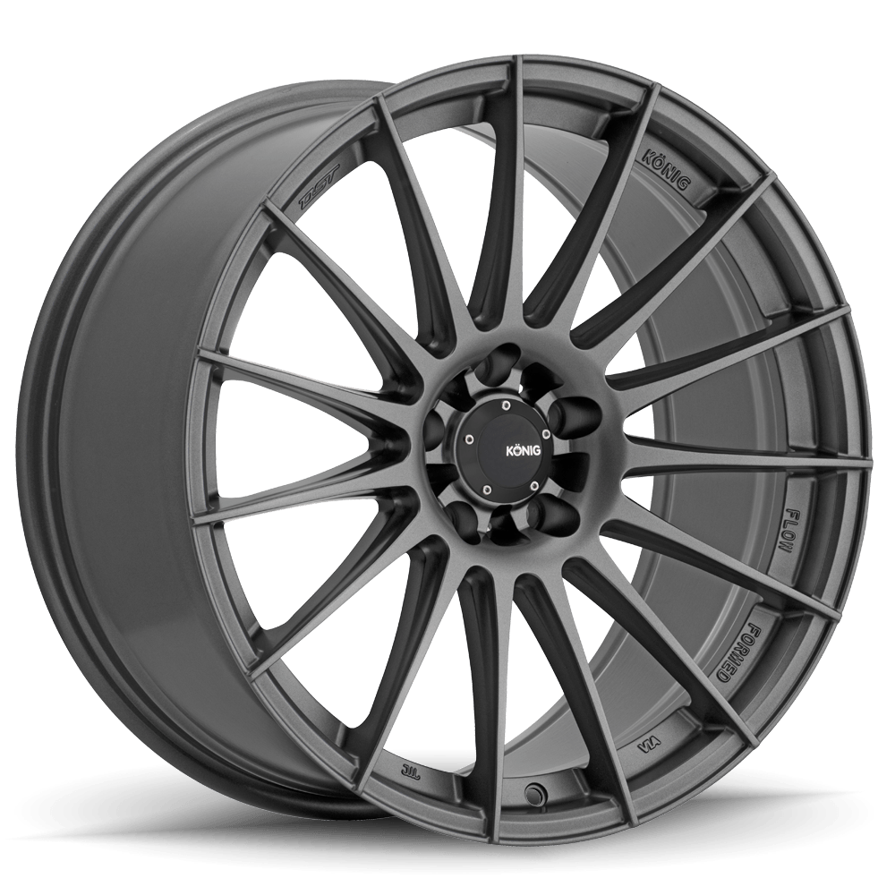 Konig Rennform Matte Grey - 19x8.5 | +32 | 5x112 | 66.6mm - Wheel Haven