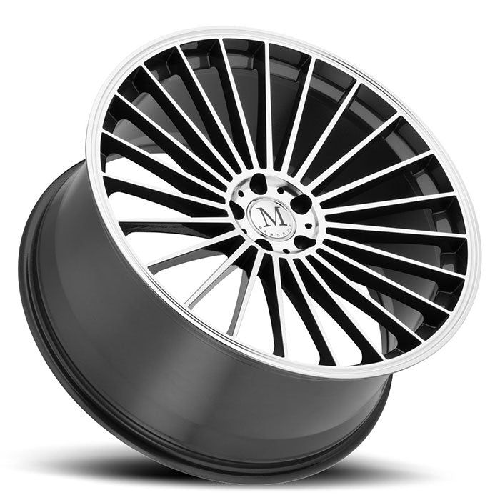 Mandrus 23 GUNMETAL W/ MIRROR CUT FACE 18x8.5 +25 5x112mm 66.6mm - Wheel Haven